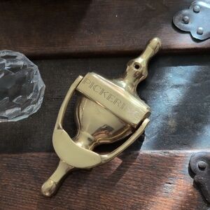 Solid Brass "Pickering" Door Knocker Vtg Colonial Style Architectural Salvage